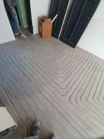 Vloerverwarming installatie